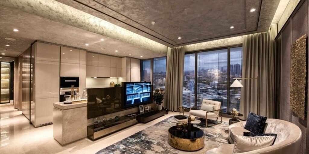 Rustomjee Crown | Luxurious 4 BHK Sea View Apartment for Rent in Mumbai