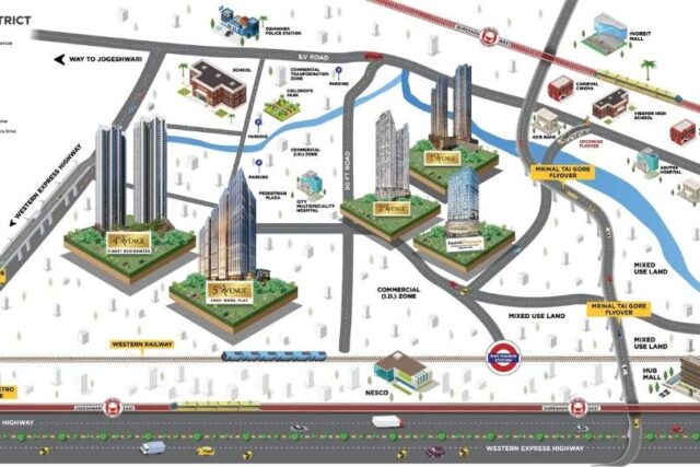 Sunteck Goregaon West | Luxury 3 & 4 BHK Flats in Mumbai